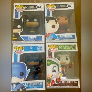 DC superhero Funko pops